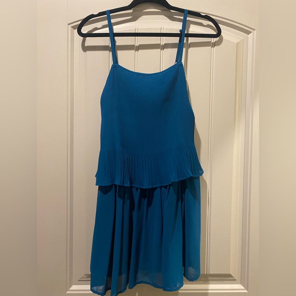 Blue cocktail dress